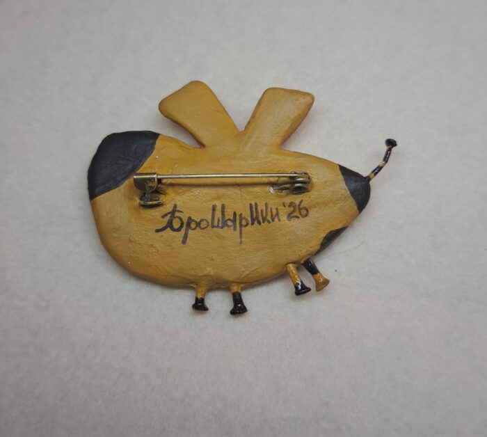 Брошь Собака глазастая из коллекции Гвоздь сезона — изображение 3