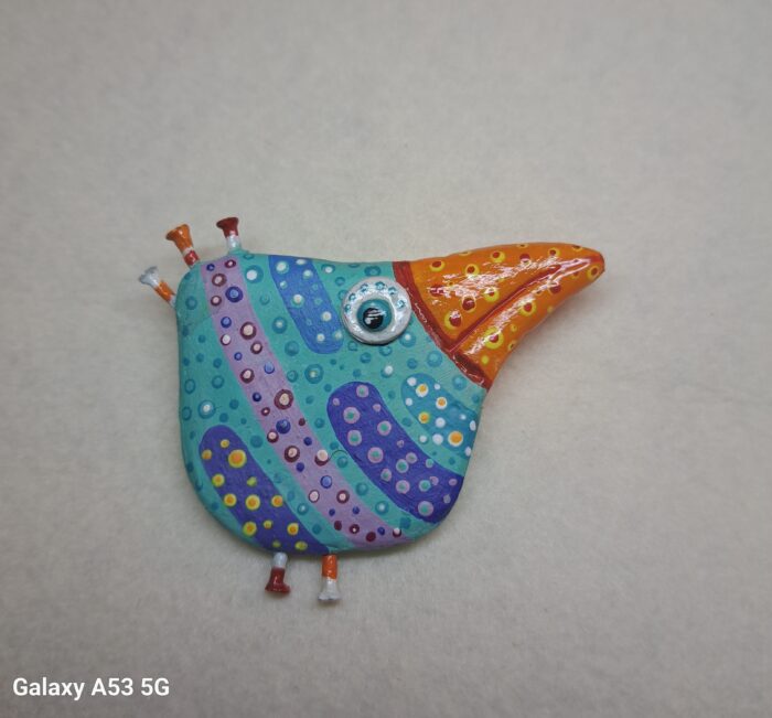 Брошь Птица из коллекции Гвоздь сезона — изображение 2