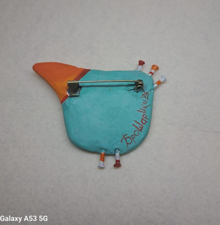 Брошь Птица из коллекции Гвоздь сезона — изображение 3