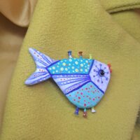 Брошь Рыбка из коллекции Гвоздь сезона