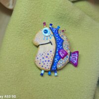 Брошь Странная Рыба из коллекции Гвоздь сезона