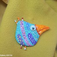 Брошь Птица из коллекции Гвоздь сезона