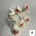 Пасхальная свеча "Мезенская роспись", 1шт — изображение 4