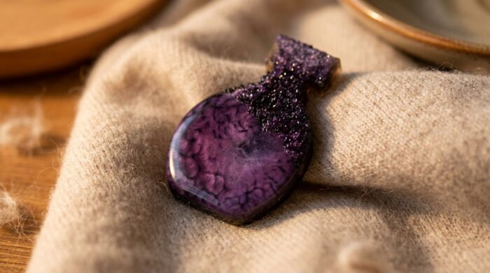 Авторская брошь «Ведьмина бутыль» — изображение 2