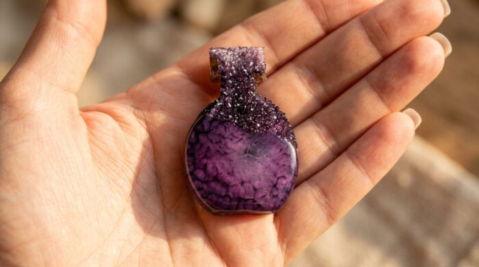 Авторская брошь «Ведьмина бутыль» — изображение 3