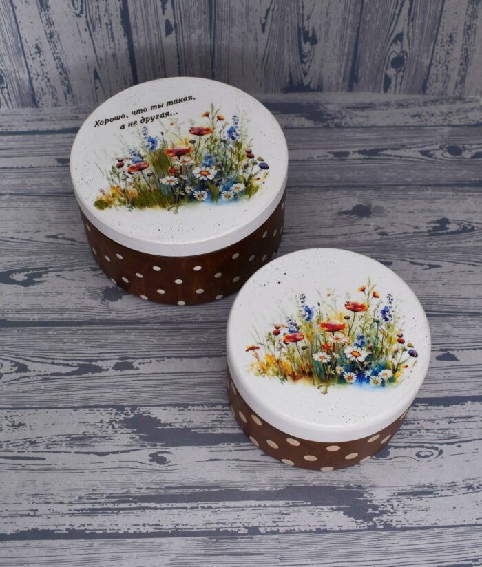 Шкатулка "Цветы полевые" — изображение 6