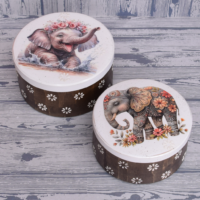 Шкатулка "Довольный слон"