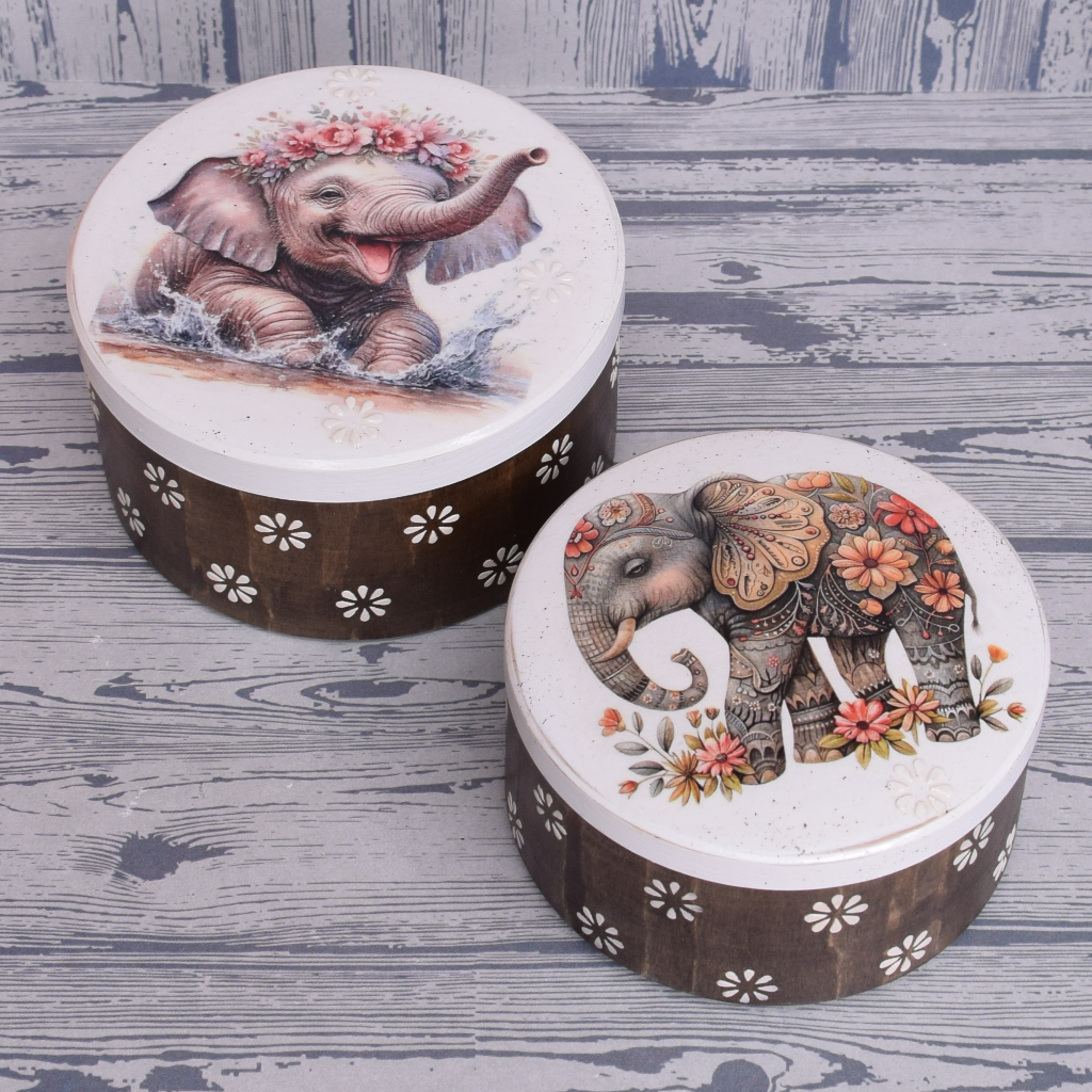 DSC_0999 (1) Шкатулка "Довольный слон" — изображение 1