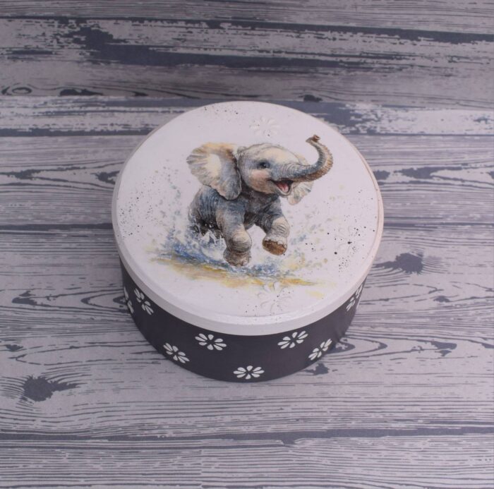Шкатулка "Довольный слон" — изображение 3