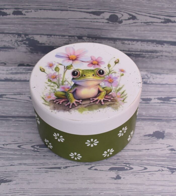 Шкатулка "Лягушка с кружкой" — изображение 4