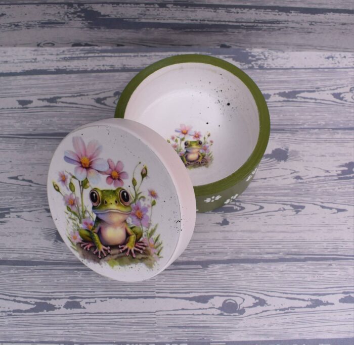 Шкатулка "Лягушка с кружкой" — изображение 5