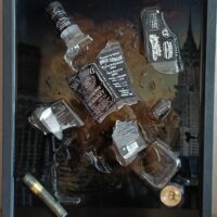 Премиум арт-объект «Вкус свободы» (картина из эпоксидной смолы, 40х50)