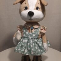 Игрушка собачка Бусинка