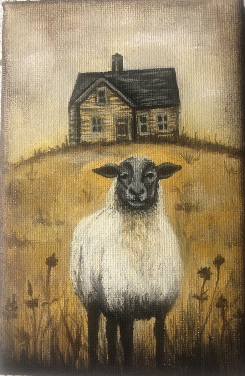 IMG_20260326_122801_575 Картина Пушистая овца — изображение 1