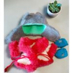 Вязаный тигрёнок амигуруми в зимней одежде — милая игрушка ручной работы — изображение 3