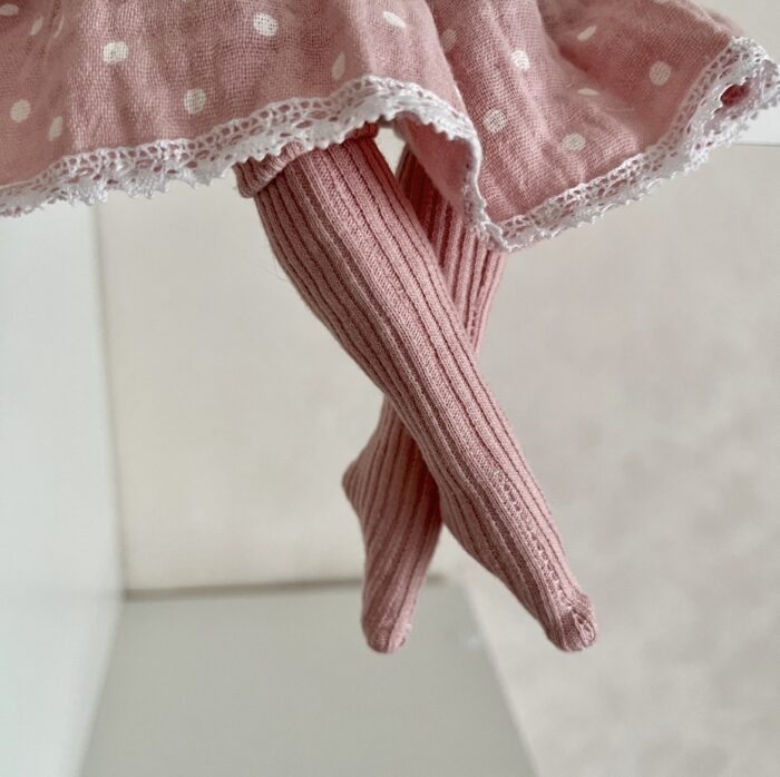 Авторская интерьерная кукла Зайка тедди-долл. — изображение 3