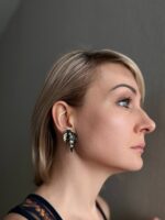 Брошь и серьги «Стручки гороха» — изображение 3