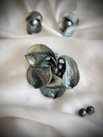 Брошь-кулон и серьги «Магический цветок»