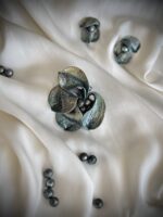 Брошь-кулон и серьги «Магический цветок» — изображение 4