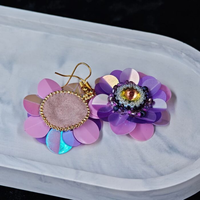 "Фиалковая нежность" Серьги — изображение 4