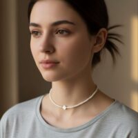 Чокер "Клаудиа" с четырёхлистиком