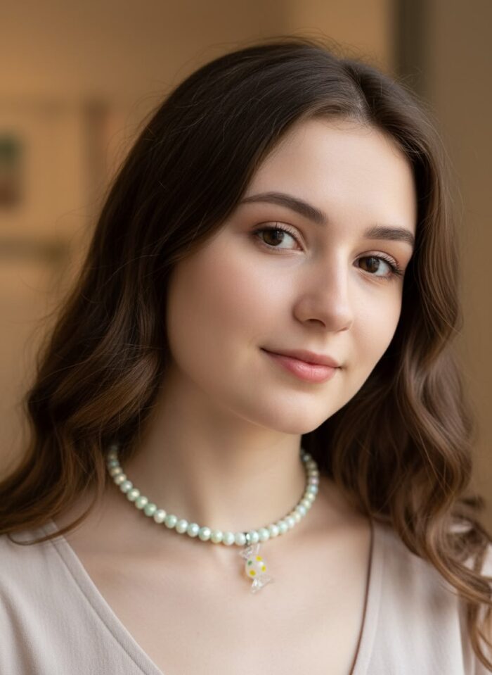 "Карамелька" чокер с подвеской — изображение 3