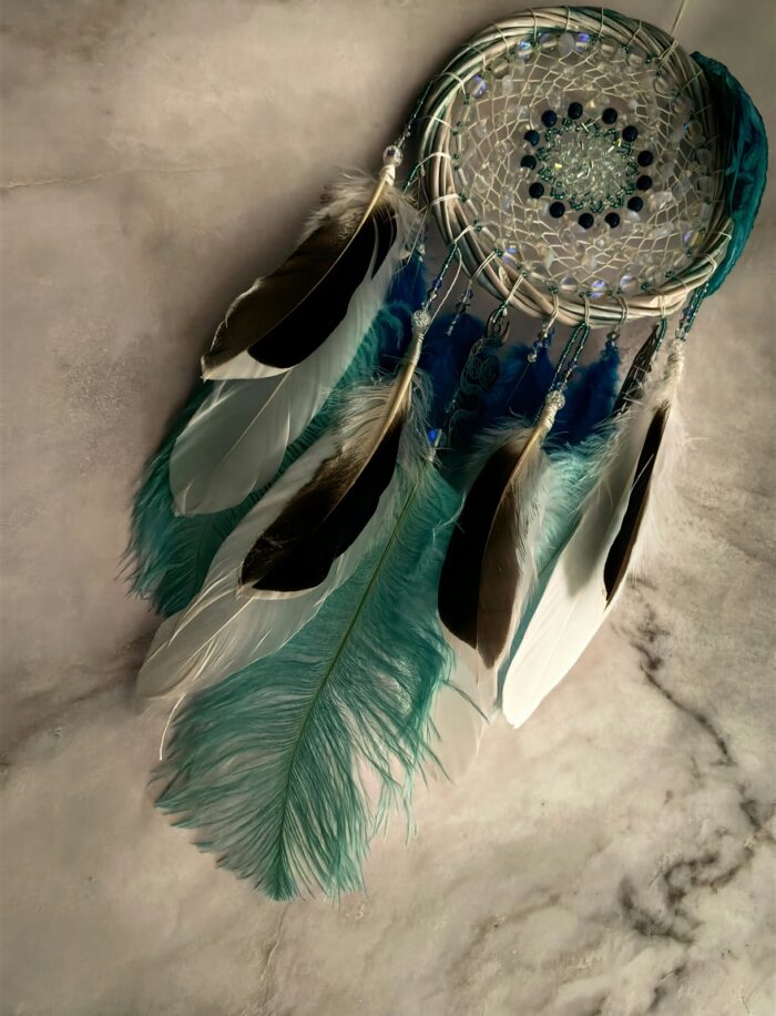 Ловец снов "Бирюзовая симфония снов" — изображение 10