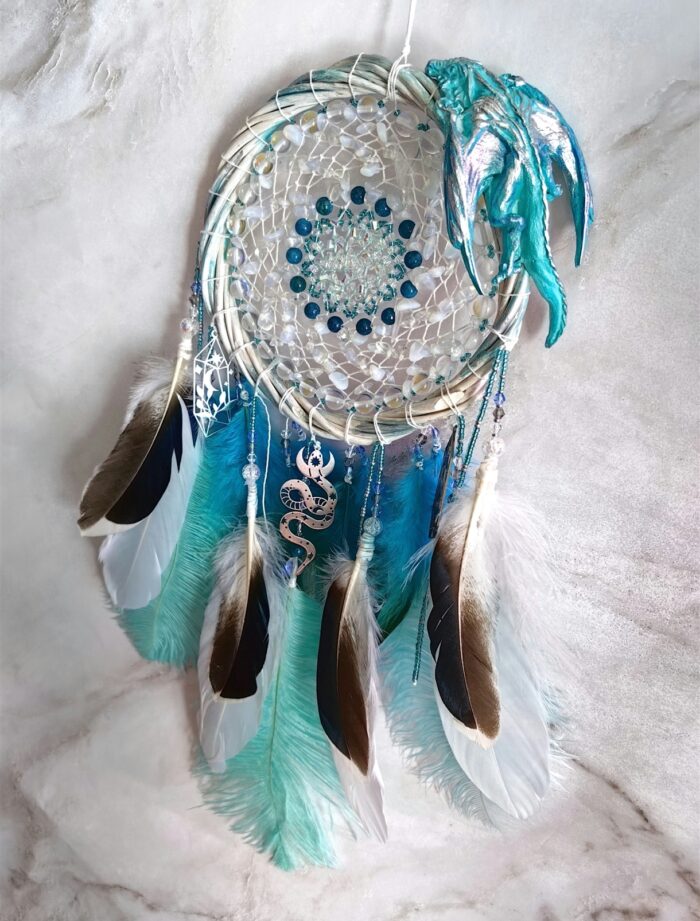 Ловец снов "Бирюзовая симфония снов" — изображение 8