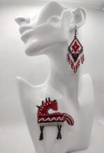 Украшения из бисера в Мезенском стиле