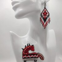 Украшения из бисера в Мезенском стиле
