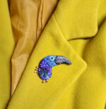 Брошь Тукан из коллекции "Гвоздь сезона"