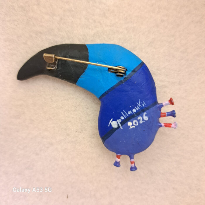 Брошь Тукан из коллекции "Гвоздь сезона" — изображение 3