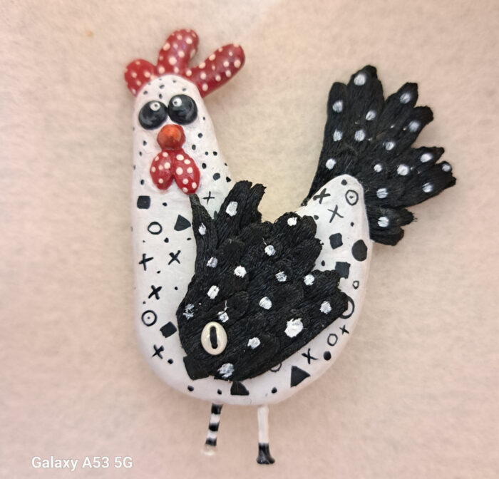 Брошь Курица из коллекции "Гвоздь сезона" — изображение 2