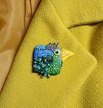 Брошь Ворона из коллекции "Гвоздь Сезона"