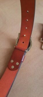 Ремень из натуральной кожи «Кот-Механик» — изображение 3