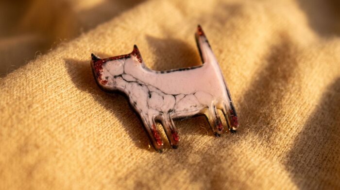 Брошь Котик — изображение 2