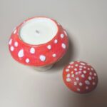 Свеча в гипсовой форме "Мухомор" — изображение 3