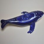 Свеча в гипсовой форме "Кит".