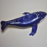 Свеча из гипса "Кит".