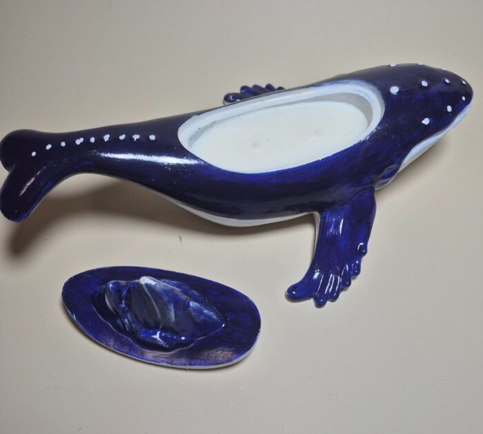 Свеча в гипсовой форме "Кит". — изображение 2