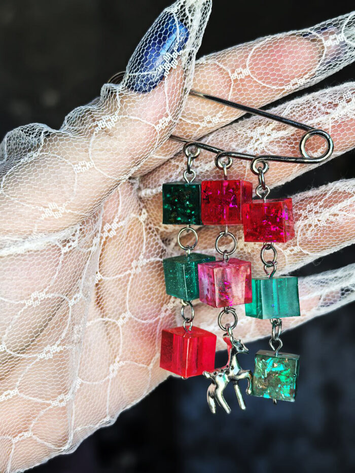 Брошь-булавка «Лесная мистерия» — изображение 2