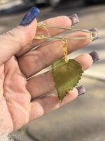 Брошь булавка Живой лист — изображение 2