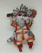 Ватная игрушка "Енот-индеец"