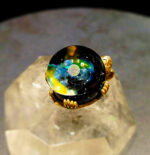 Авторский кулон Мироздание, лэмпворк, опалы