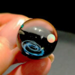 Кудлн Вселенная Голубая мечта, лэмпворк, опалы