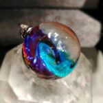 Кулон Вселенная Цирконовая галактика, лэмпворк