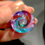 Кулон Вселенная Цирконовая галактика, лэмпворк