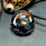 Кулон Маия моря, муранское стекло, лэмпворк