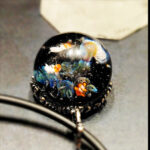 Кулон Маия моря, муранское стекло, лэмпворк