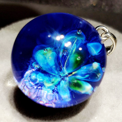 Кулон из муранского стекла, Астральный цветок
